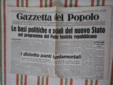 REPLICA GIORNALE GAZZETTA