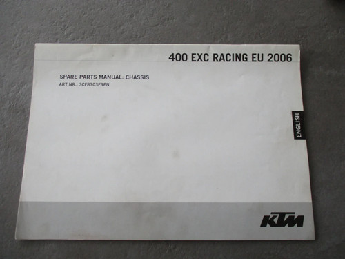 Spare parts manual manuale ktm - manuale,