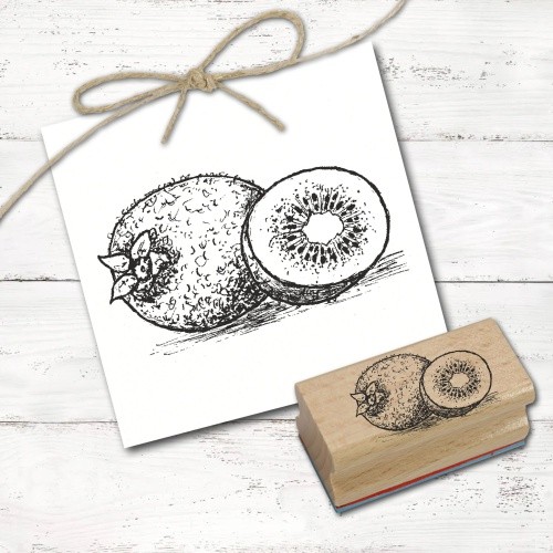 Timbro motivo kiwi - timbro,