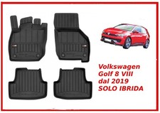 Tappetini Tappeti PRO LINE 3D per VW Golf 8 VIII solo ibrida dal 2019 su misura