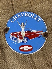 Vintage Enamel 57 Chevrolet