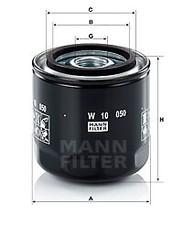W 10 050 MANN-FILTER Filtro