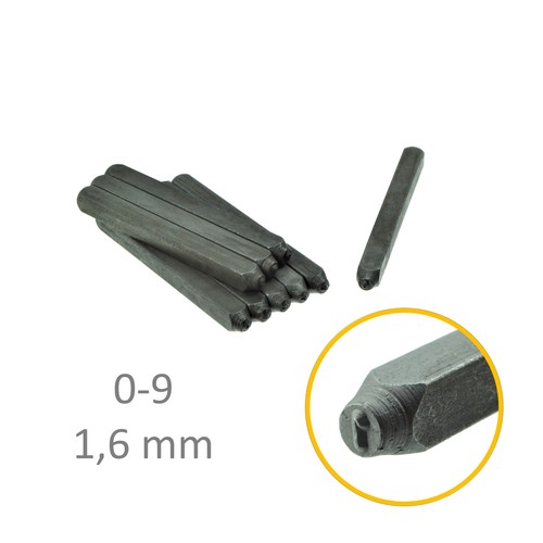 Aurifex set punzoni - punzoni, numeri