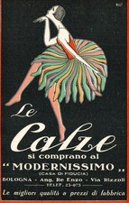 BOLOGNA -NASI - Calze del Modernissimo - Art Deco - Pubblicitaria - NV - PU483