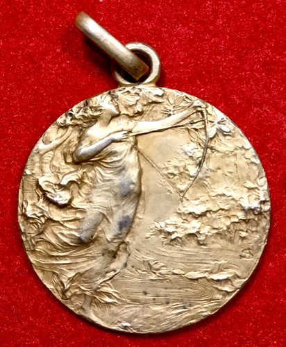 Medaglia argento dorato - in,