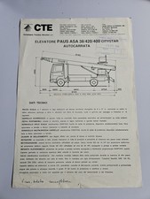 Depliant Allestimenti Veicolo Elevatore CTE