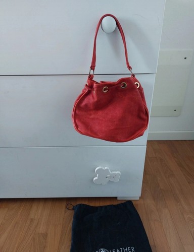 Borsa secchiello pelle - in,