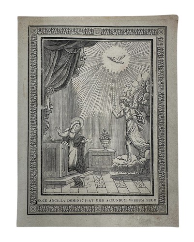 Annunciazione incisione - -,