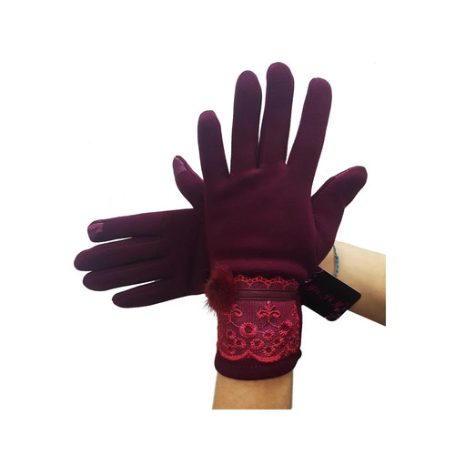 Guanti tessuto cotone donna - guanti,