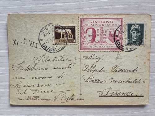 Cartolina regno pro - cartolina, o.n