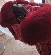 giubbotto invernale donna bordeaux tg 52 nuovissimo