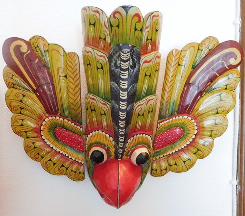 Maschera legno apotropaica - in,