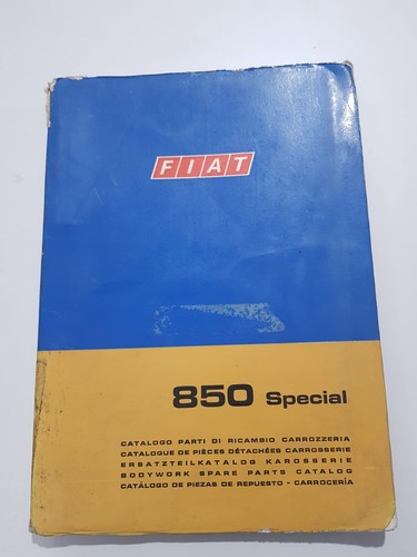 Fiat 850 special - special, catalogo