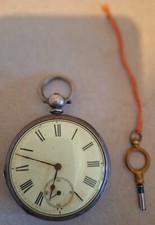 Pocket Watch Solid Silver