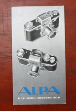 ALPA REFLEX BROCHURE DI VENDITA, TRI-FOLD/51032