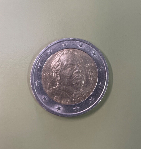 Moneta euro rara - da, 2
