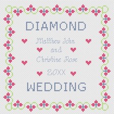 Punto croce matrimonio - croce,