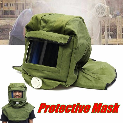 Sand blasting hood blast cap - hood,