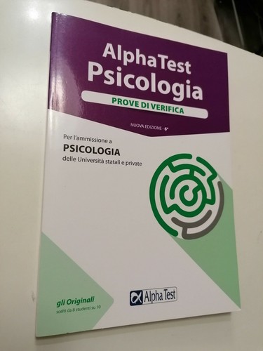 Alpha test psicologia prove - psicologia, di