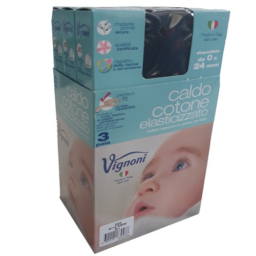 Calze baby caldo cotone - baby, blu