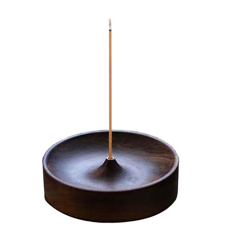 Portaincenso legno noce nero - noce,
