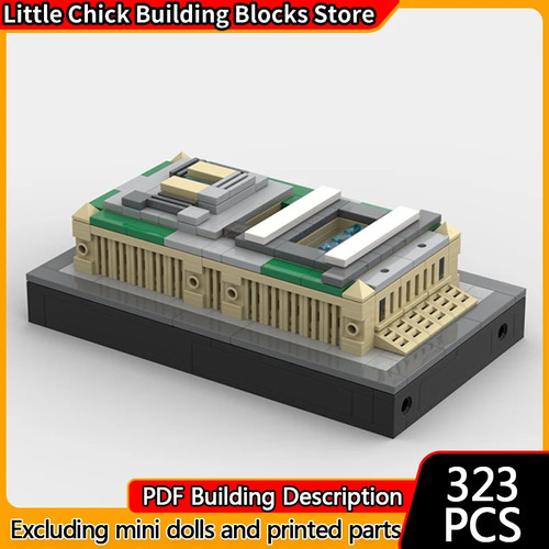 City street view modello moc - street,
