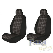 CORA 129686 Coprisedili ant. Nero/piombo Fast&Smart per PEUGEOT 206 / 206 CC 98>