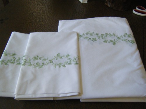 Lenzuolo piatto vintage - , +