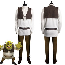 Costume cosplay alieno anime Shrek uomo bambino vestito festa Halloween