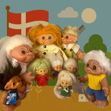 Bambola Troll DAM 1977 - Made