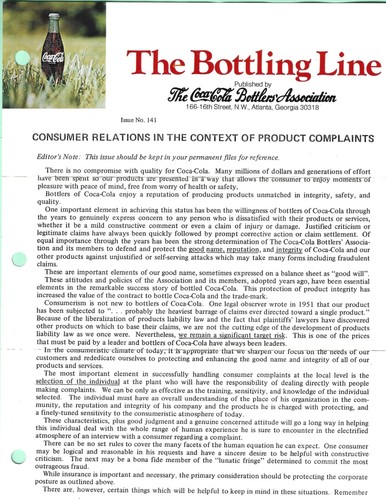 The coca cola bottlers - the, coca-cola