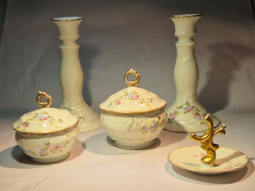 Antique porcelain dressing - antique,