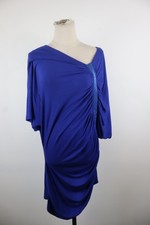 VERSACE JEANS ABITO VESTITO DONNA TG. 48 DRESS WOMAN ITALY CASUAL BLU