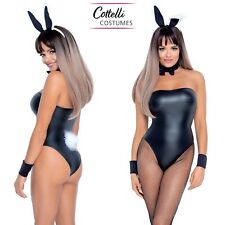 Cottelli Collection Bunny Set - Sexy Costume da Coniglietta Body a Tubo Nero