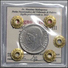 Regno d'italia 20 Centesimi 1939 FDC Vittorio Emanuele III monete italiane 