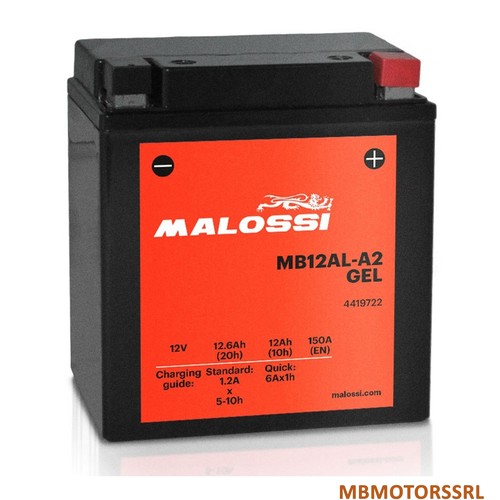 Batteria malossi gel mb12al - a,