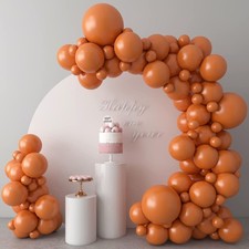 Palloncini arancione bruciato
