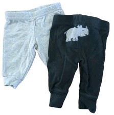 2 Pairs Of Newborn Pants Grey