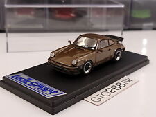Looksmart 1:43 Porsche 911 3.2 Coupé 1989 ("Turbo Look" con ala posteriore) marrone (LS203B)