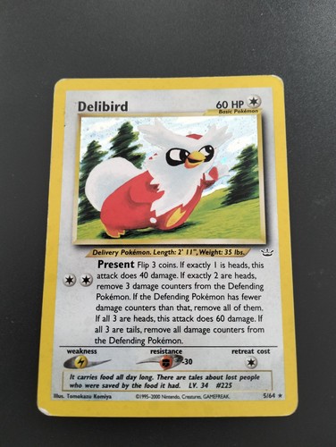 Pokemon delibird neo - pokemon, 5/64
