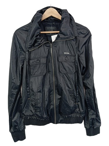 Guess giacca bomber - guess, nera
