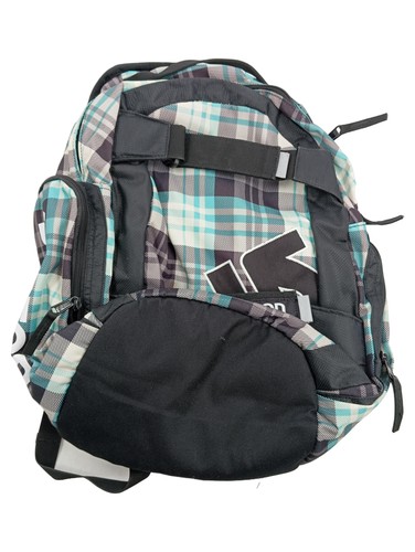 Zaino burton quadri turchese - quadri,