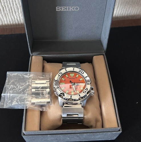 Seiko orange monster - orange, skx781