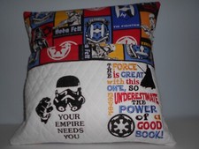 Your Empire needs you, Star Wars Reading Pillow with book pocket.