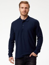 BS Polo Evolution  MANICA LUNGA shirt UOMO cotone 7 COLORI VARI da S a 4xl