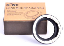 KIWIFotos adattatore ottiche Canon EF su fotocamere baionetta Micro 4/3
