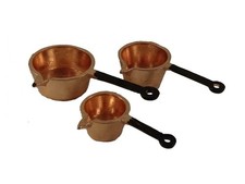 Set pentolini rame con - rame,