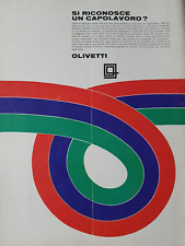 OLIVETTI IVREA MACCHINE SCRIVERE * ADVERT PUBBLICITA' D'EPOCA ADVERTIS ADV-MOTOR