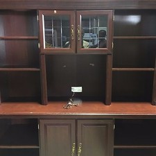 Mahogany Executive credenza in