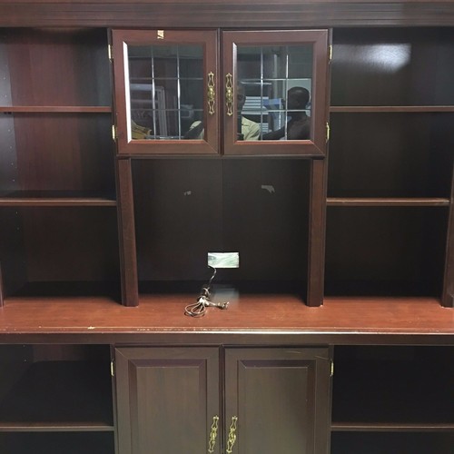 Mahogany executive credenza - mahogany,
